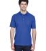 8535 UltraClub® Men's Classic Pique Cotton Polo in Royal front view