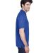 8535 UltraClub® Men's Classic Pique Cotton Polo in Royal side view