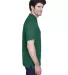 8535 UltraClub® Men's Classic Pique Cotton Polo FOREST GREEN side view