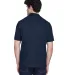 8535 UltraClub® Men's Classic Pique Cotton Polo in Navy back view