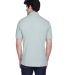 8535 UltraClub® Men's Classic Pique Cotton Polo in Silver back view
