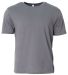 A4 Apparel N3013 Adult Softek T-Shirt in Graphite front view
