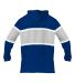 Badger Sportswear 4981 United Hooded T-Shirt in Royal/ oxford/ white back view