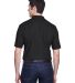 8540 UltraClub® Men's Whisper Pique Blend Polo   in Black back view