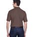 8540 UltraClub® Men's Whisper Pique Blend Polo   in Chocolate back view