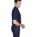 8540 UltraClub® Men's Whisper Pique Blend Polo   in Navy side view