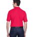 8540 UltraClub® Men's Whisper Pique Blend Polo   in Red back view