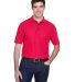 8540 UltraClub® Men's Whisper Pique Blend Polo   in Red front view