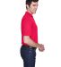 8540 UltraClub® Men's Whisper Pique Blend Polo   in Red side view