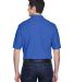 8540 UltraClub® Men's Whisper Pique Blend Polo   in Royal back view