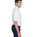 8540 UltraClub® Men's Whisper Pique Blend Polo   in White side view