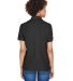 8541 UltraClub® Ladies' Whisper Pique Blend Polo in Black back view