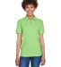 8541 UltraClub® Ladies' Whisper Pique Blend Polo in Apple front view