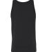 Bella + Canvas 3480 Unisex Jersey Tank in Black back view