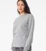 Bella+Canvas 3511 Unisex Heavyweight Long-Sleeve T in Athletic heather