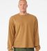 Bella+Canvas 3511 Unisex Heavyweight Long-Sleeve T in Toast front view