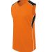 Augusta Sportswear 312162 Women's Dynamite Jersey in Orange/ black/ white front view