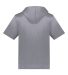 Augusta Sportswear 6871 Fleece Short Sleeve Hooded in Graphite back view