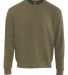 Next Level Apparel 9003 Unisex Santa Cruz Sweatshi in Military green front view