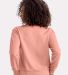 Next Level Apparel 9084 Ladies' Laguna Sueded Swea in Desert pink back view