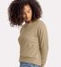 Next Level Apparel 9084 Ladies' Laguna Sueded Swea in Tan