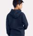 Next Level Apparel 9113 Youth Fleece Pullover Hood in Midnight navy back view