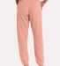 Next Level Apparel 9884 Ladies' Laguna Sueded Swea in Desert pink back view
