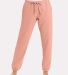 Next Level Apparel 9884 Ladies' Laguna Sueded Swea in Desert pink front view