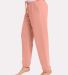 Next Level Apparel 9884 Ladies' Laguna Sueded Swea in Desert pink side view