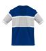 Badger Sportswear 4980 United T-Shirt in Royal/ oxford/ white back view