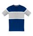 Badger Sportswear 4980 United T-Shirt in Royal/ oxford/ white front view