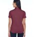 Team 365 TT20W Ladies' Charger Performance Polo in Sport maroon back view