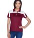 Team 365 TT22W Ladies' Victor Performance Polo in Sport maroon front view