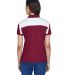 Team 365 TT22W Ladies' Victor Performance Polo in Sport maroon back view
