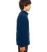 Team 365 TT90Y Youth Campus Microfleece Jacket in Sport dark navy side view
