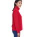 Team 365 TT80W Ladies' Leader Soft Shell Jacket in Sport red side view