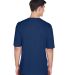 Team 365 TT11 Men's Zone Performance T-Shirt in Sport dark navy back view