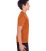 Team 365 TT11Y Youth Zone Performance T-Shirt in Sprt brnt orange side view