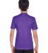 Team 365 TT11Y Youth Zone Performance T-Shirt in Sport purple back view