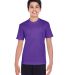 Team 365 TT11Y Youth Zone Performance T-Shirt in Sport purple front view