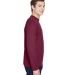 Team 365 TT11L Men's Zone Performance Long-Sleeve  in Sport maroon side view