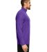 Team 365 TT31 Men's Zone Performance Quarter-Zip in Sport purple side view