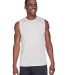 Team 365 TT11M Men's Zone Performance Muscle T-Shi in Sport silver front view