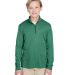 Team 365 TT31HY Youth Zone Sonic Heather Performance Quarter-Zip Catalog catalog view