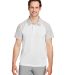 Team 365 TT21C Men's Command Snag-Protection Color in White/ sp silver front view