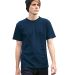 Bayside Apparel 9580 Ultimate Heavyweight T-Shirt in Navy front view