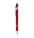 Core 365 CE052 Rubberized Aluminum Click Stylus Pe in Classic red front view
