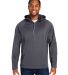 Core 365 CE711 Unisex Techno Lite Pullover Anorak in Carbon front view