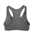 Soffe 1227G GIRLS SPORTS BRA in Black heather 003 back view