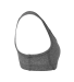 Soffe 1227G GIRLS SPORTS BRA in Black heather 003 side view